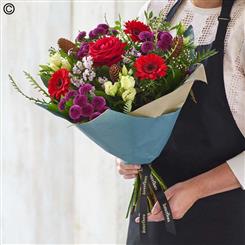 Festive christmas hand tied