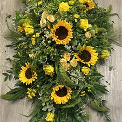 Sunflower Casket Spray