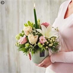 Bespoke winter candle arrangement