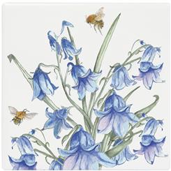 Bee-tanical Bluebells Coaster