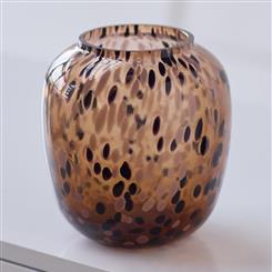 Amber-like Flecked Vase