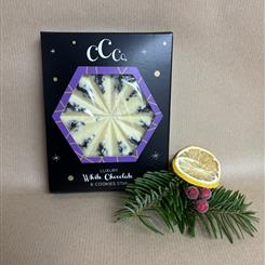 White Chocolate Cookies Star