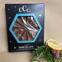 Milk Chocolate and Salted Caramel Star