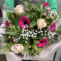 Pink Elegance Hand Tied